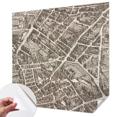 Selbstklebende Fototapete Stadtlabyrinth