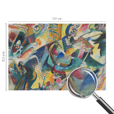 Selbstklebende Fototapete fürs Wohnzimmer Farbenfrohe abstrakte