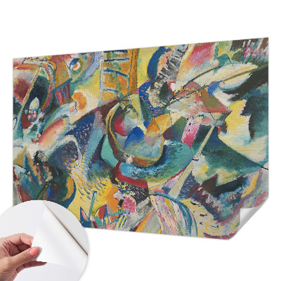 Selbstklebende Fototapete fürs Wohnzimmer Farbenfrohe abstrakte