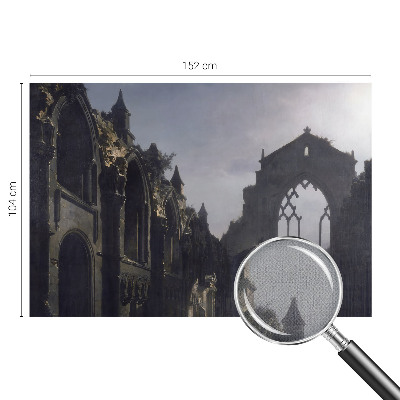 Selbstklebende Fototapete fürs Schlafzimmer gotische Ruinen