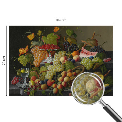 Fototapete in 3D-Optik Fruchtzusammensetzung