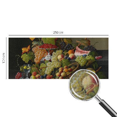 Fototapete in 3D-Optik Fruchtzusammensetzung