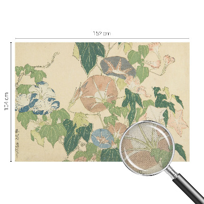 3D-Fototapete fürs Wohnzimmer Florale Eleganz