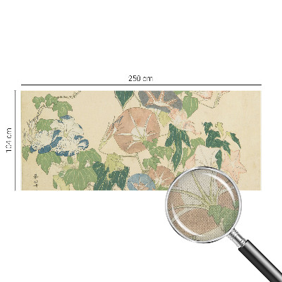 3D-Fototapete fürs Wohnzimmer Florale Eleganz