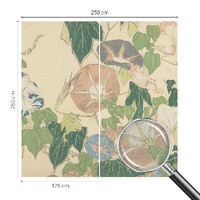 3D-Fototapete fürs Wohnzimmer Florale Eleganz