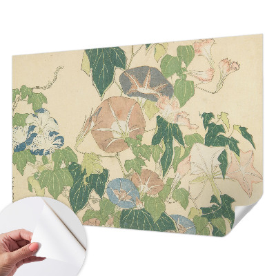 3D-Fototapete fürs Wohnzimmer Florale Eleganz