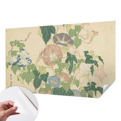 3D-Fototapete fürs Wohnzimmer Florale Eleganz