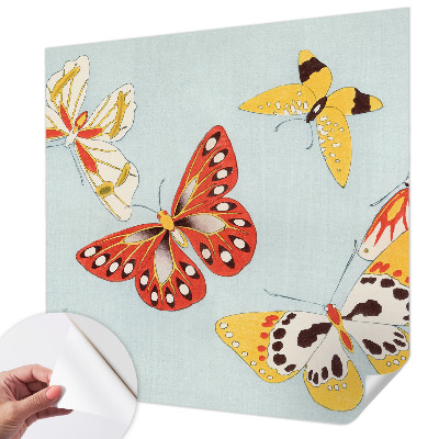 Motivtapete fürs Wohnzimmer Künstlerische Schmetterlinge