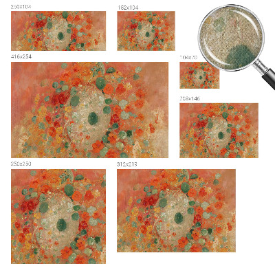 Motivtapete nach Maß Abstrakte Blumen