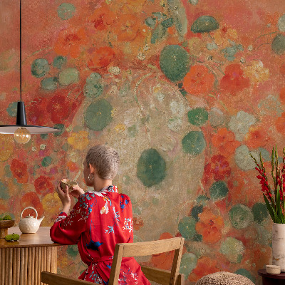 Motivtapete nach Maß Abstrakte Blumen