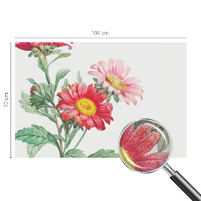 Moderne Fototapete nach Maß Zarte Blüten