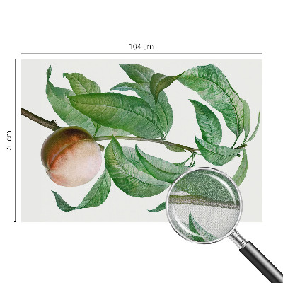 Hochwertige Bildtapete Reifer Pfirsich