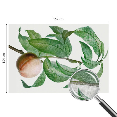 Hochwertige Bildtapete Reifer Pfirsich