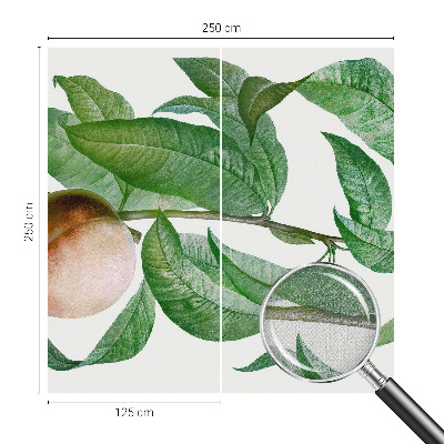 Hochwertige Bildtapete Reifer Pfirsich