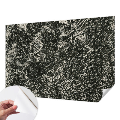 Hochwertige Bildtapete Traubenabdruck