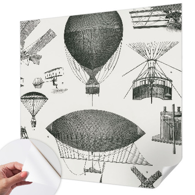 3D-Fototapete fürs Wohnzimmer Geschichte der Luftfahrt