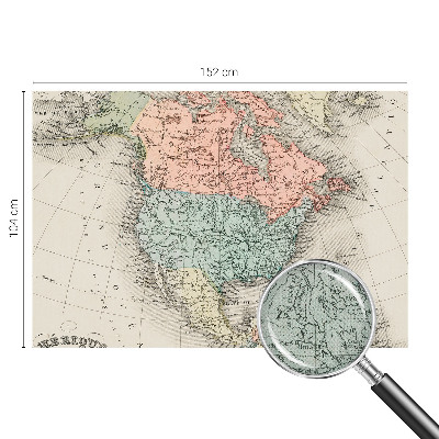 Fototapete nach Maß Historische Karte