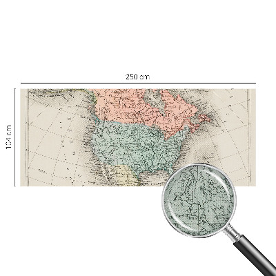 Fototapete nach Maß Historische Karte