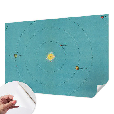 Moderne Fototapete nach Maß Kosmisches System