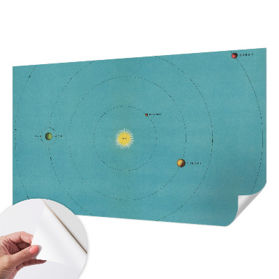 Moderne Fototapete nach Maß Kosmisches System