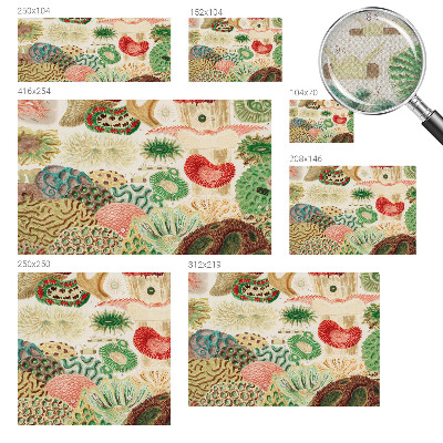 Selbstklebende Fototapete für die Wand Organische Formen