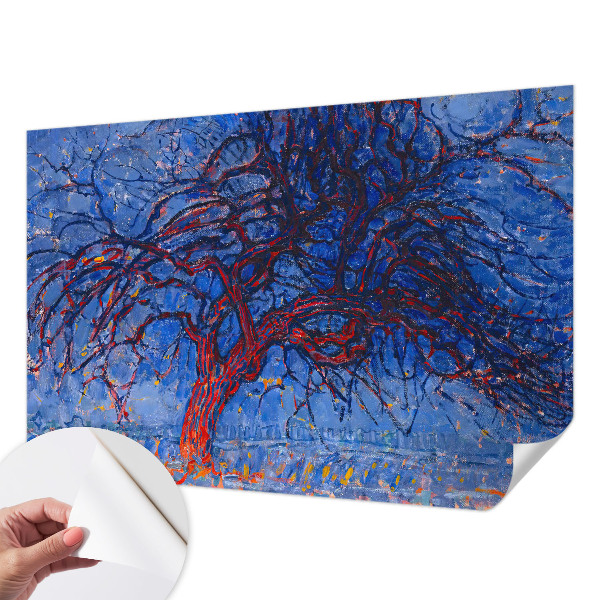 3D-Fototapete fürs Schlafzimmer Flammenbaum