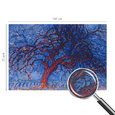 3D-Fototapete fürs Schlafzimmer Flammenbaum