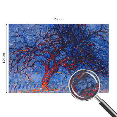 3D-Fototapete fürs Schlafzimmer Flammenbaum