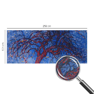 3D-Fototapete fürs Schlafzimmer Flammenbaum