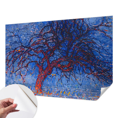 3D-Fototapete fürs Schlafzimmer Flammenbaum