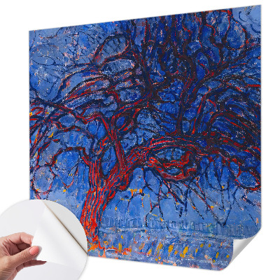 3D-Fototapete fürs Schlafzimmer Flammenbaum