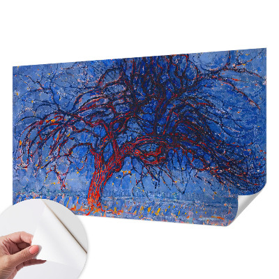 3D-Fototapete fürs Schlafzimmer Flammenbaum