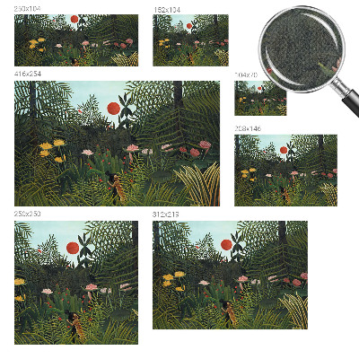 Fototapete in 3D-Optik Exotische Landschaft