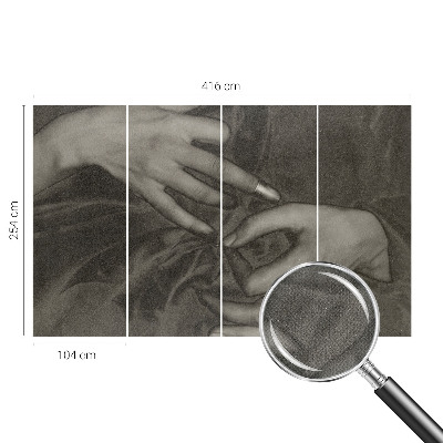 3D-Fototapete Handmaterial