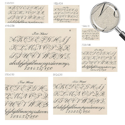 3D-Fototapete fürs Wohnzimmer Kalligrafische Schrift