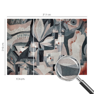 Hochwertige Bildtapete Abstraktion der Natur