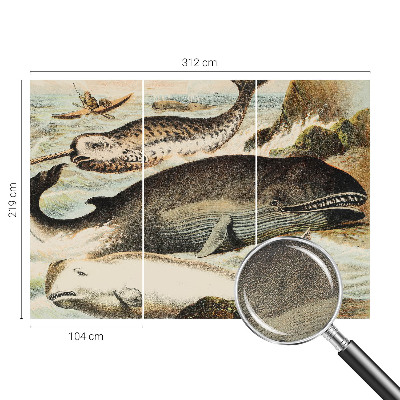 Selbstklebende Fototapete für die Wand Meeresriesen