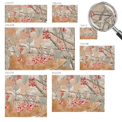 Selbstklebende Fototapete Florale Harmonie
