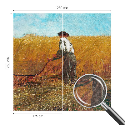 3D-Fototapete fürs Schlafzimmer Ernte in der Sonne