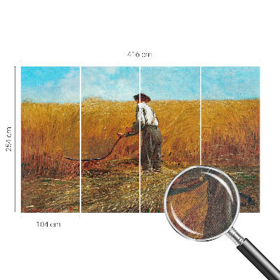 3D-Fototapete fürs Schlafzimmer Ernte in der Sonne