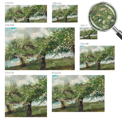 Motivtapete nach Maß Frühlingsszene