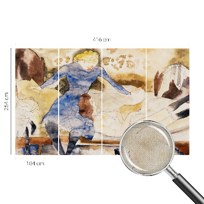 Hochwertige Bildtapete Feministischer Frieden