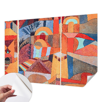 Selbstklebende Fototapete fürs Schlafzimmer Farbenfrohes Mosaik