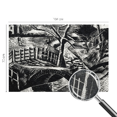 Selbstklebende Fototapete fürs Wohnzimmer Architekturlandschaft