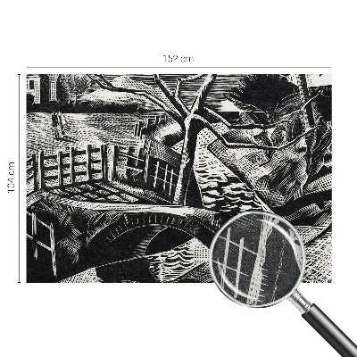 Selbstklebende Fototapete fürs Wohnzimmer Architekturlandschaft