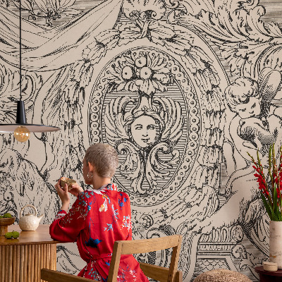 3D-Fototapete Eine Fülle von Ornamenten