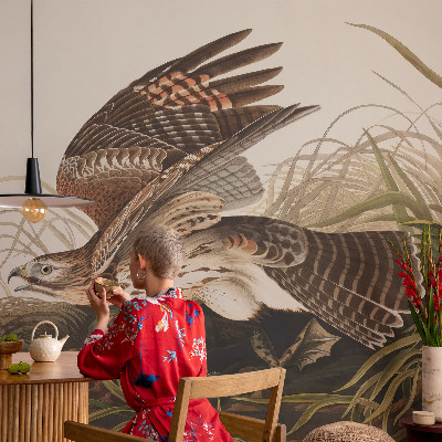 3D-Fototapete fürs Wohnzimmer Geflügelte Schönheit