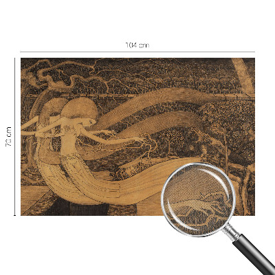 Motivtapete fürs Wohnzimmer Surrealistische Charaktere