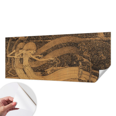 Motivtapete fürs Wohnzimmer Surrealistische Charaktere