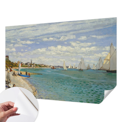 Vintage tapete Küstenlandschaft